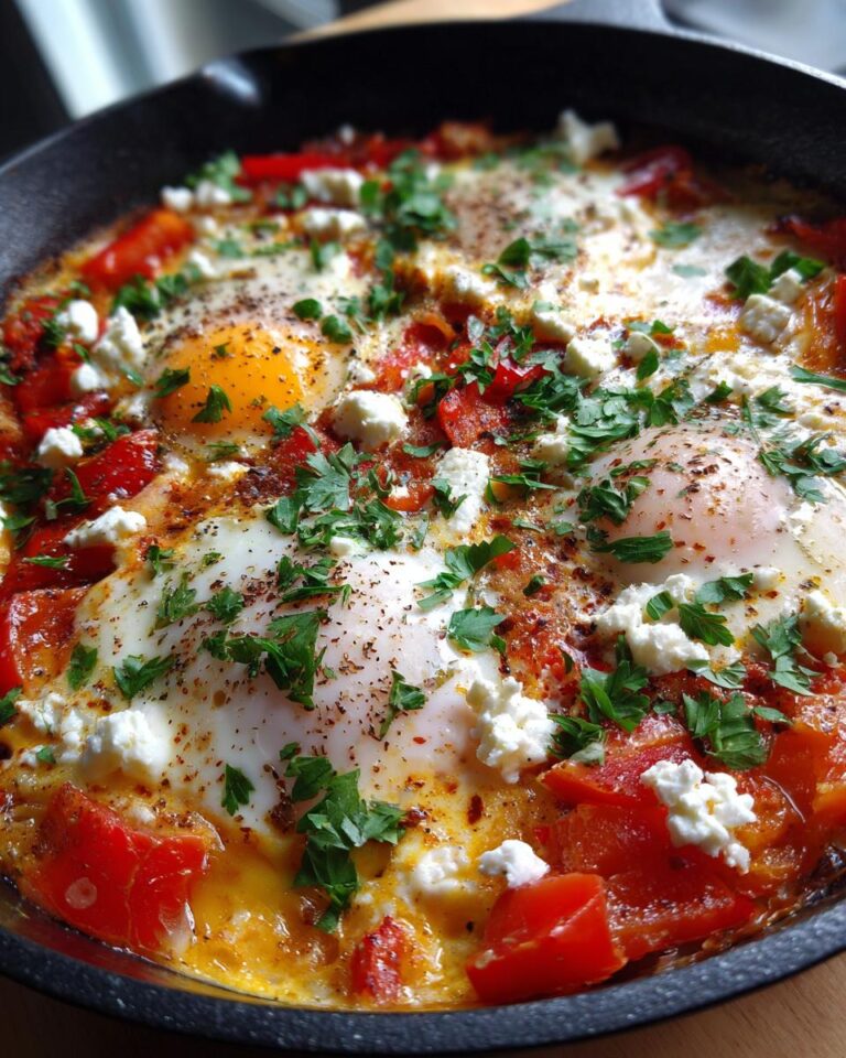 Baked Feta Eggs