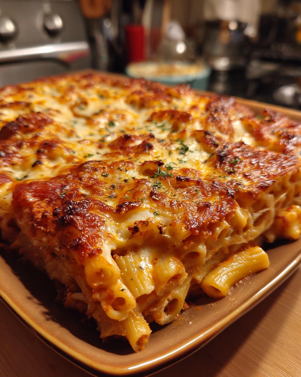 Baked Ziti with Mozzarella and Marinara - detail 2