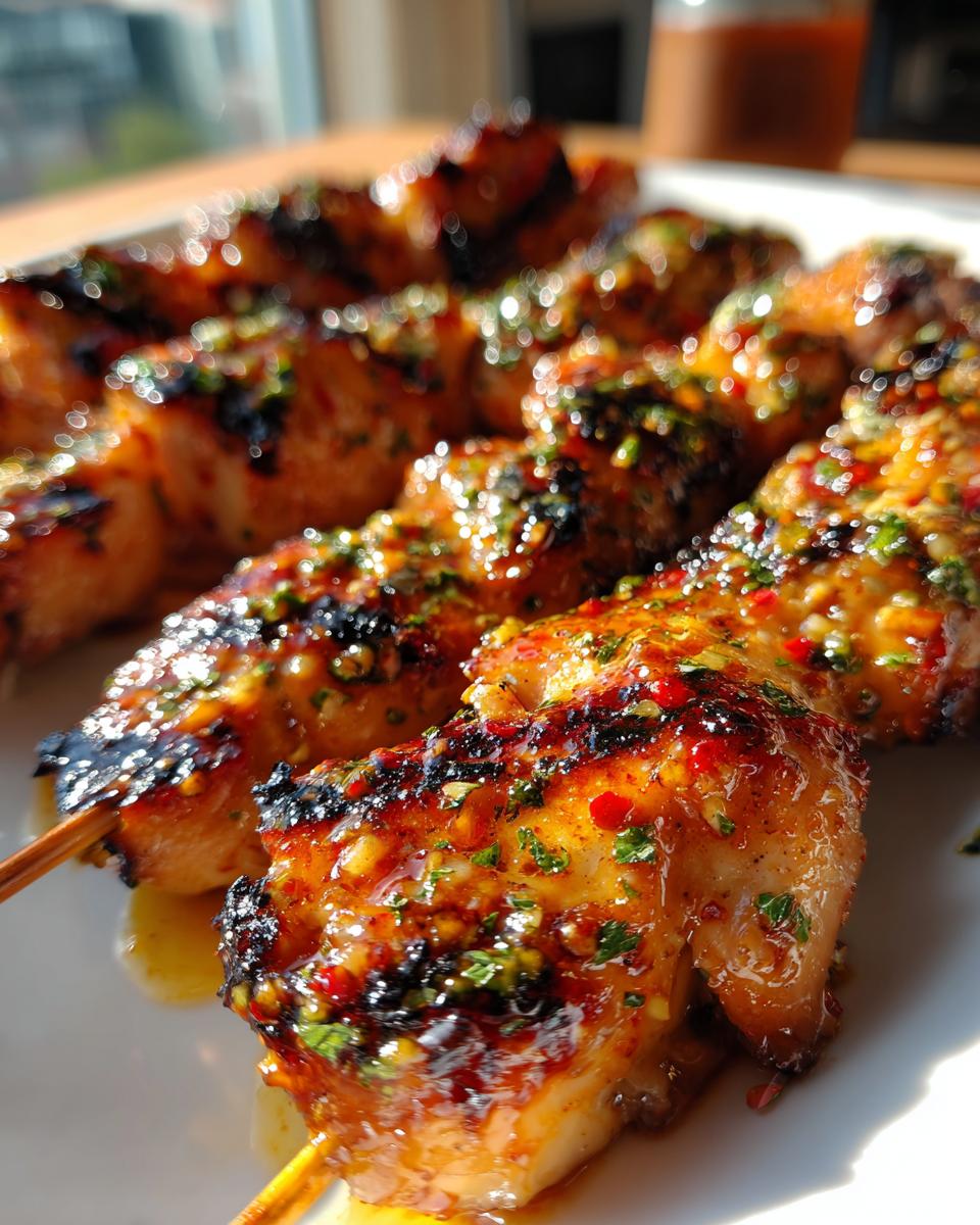Bang Bang Chicken Skewers - detail 2