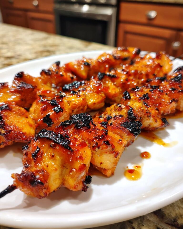 Bang Bang Chicken Skewers (Grilled or Oven)