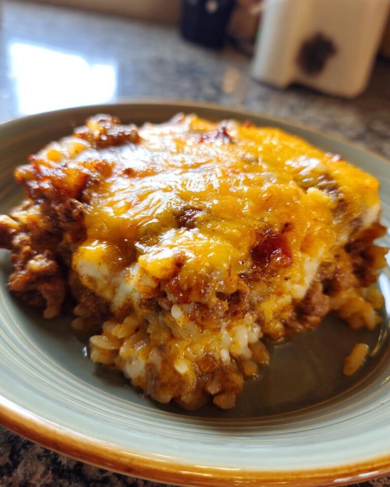 Beef and Rice Casserole
