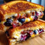 Blueberry Bacon Grilled Cheese