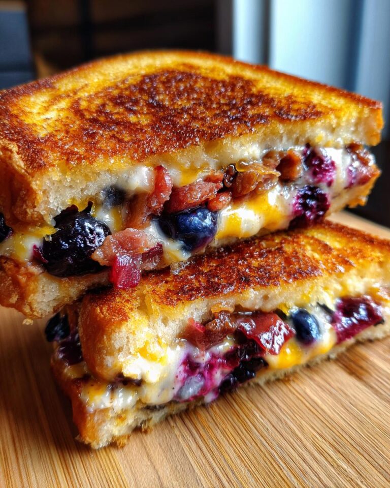 Blueberry Bacon Grilled Cheese