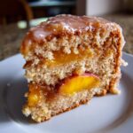 Brown Sugar Peach Cake