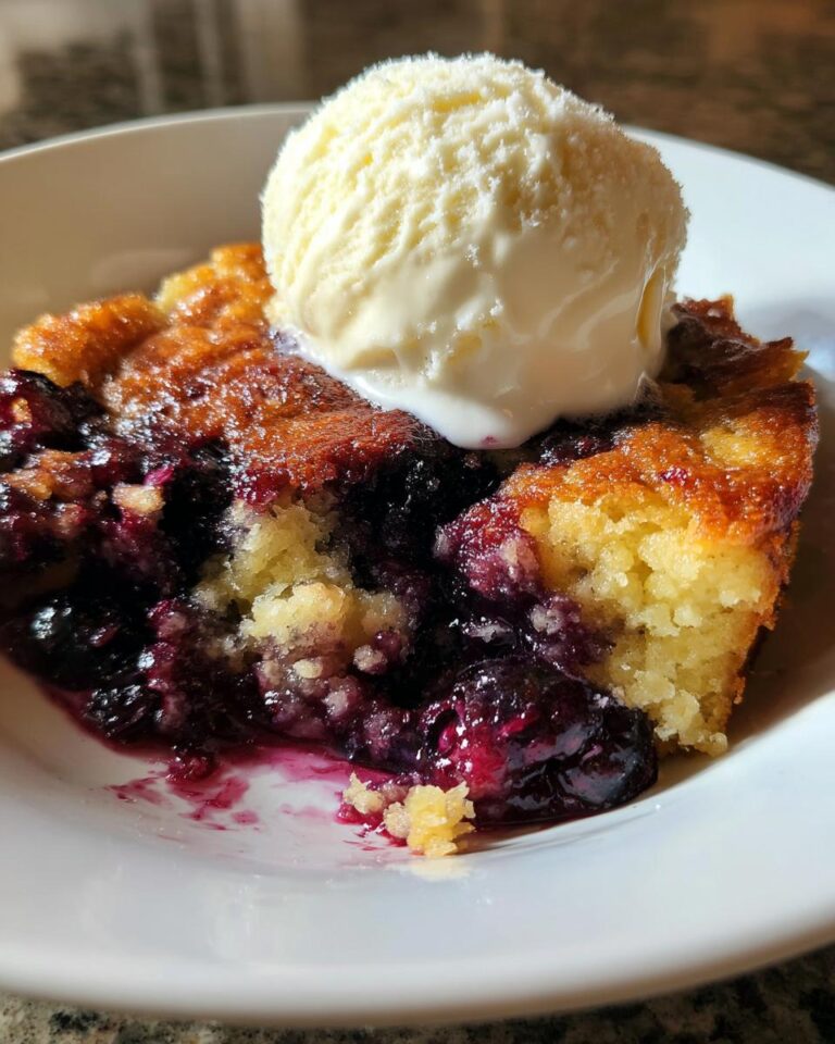 Buttery Blueberry Dump Cake