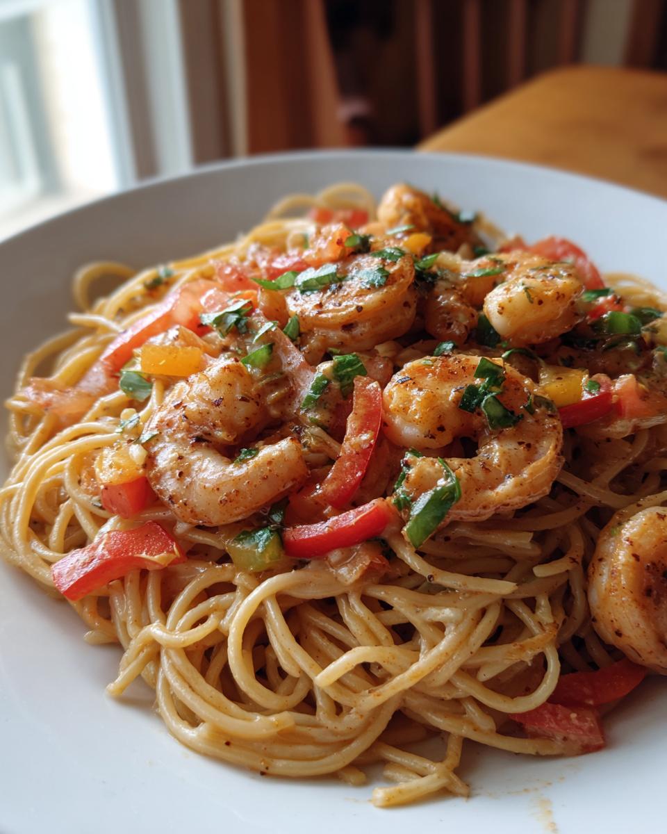 Cajun Shrimp Pasta - detail 1