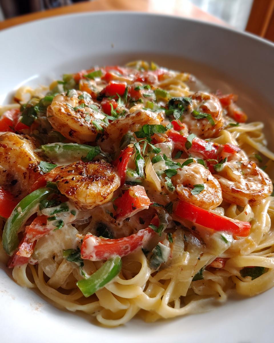 Cajun Shrimp Pasta - detail 2