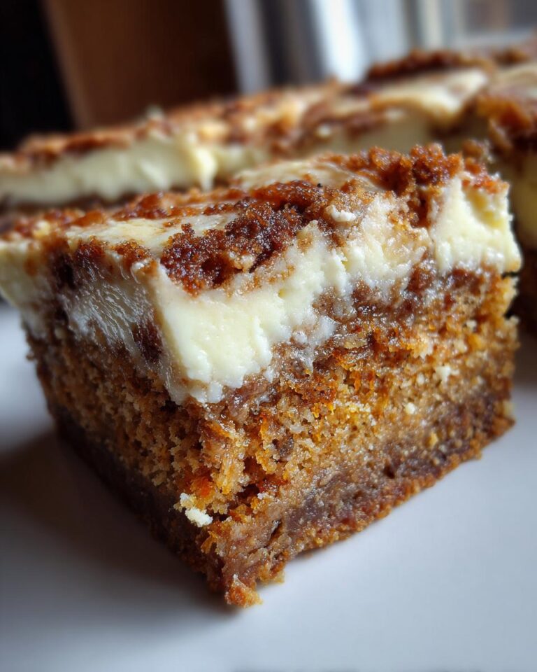 Carrot Cake Cheesecake Bars