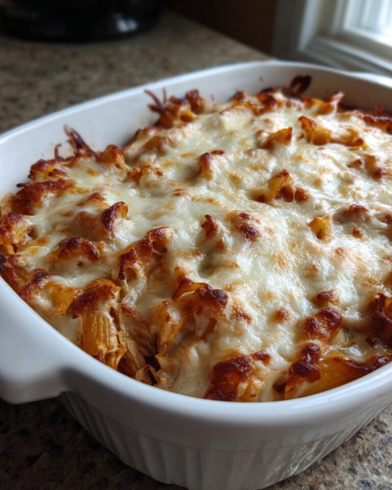 Cheesy Chicken Pasta Bake
