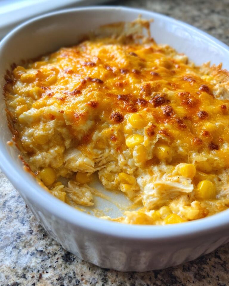 Cheesy Chicken and Corn Casserole