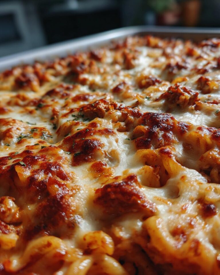 Chicken Parmesan Pasta Bake