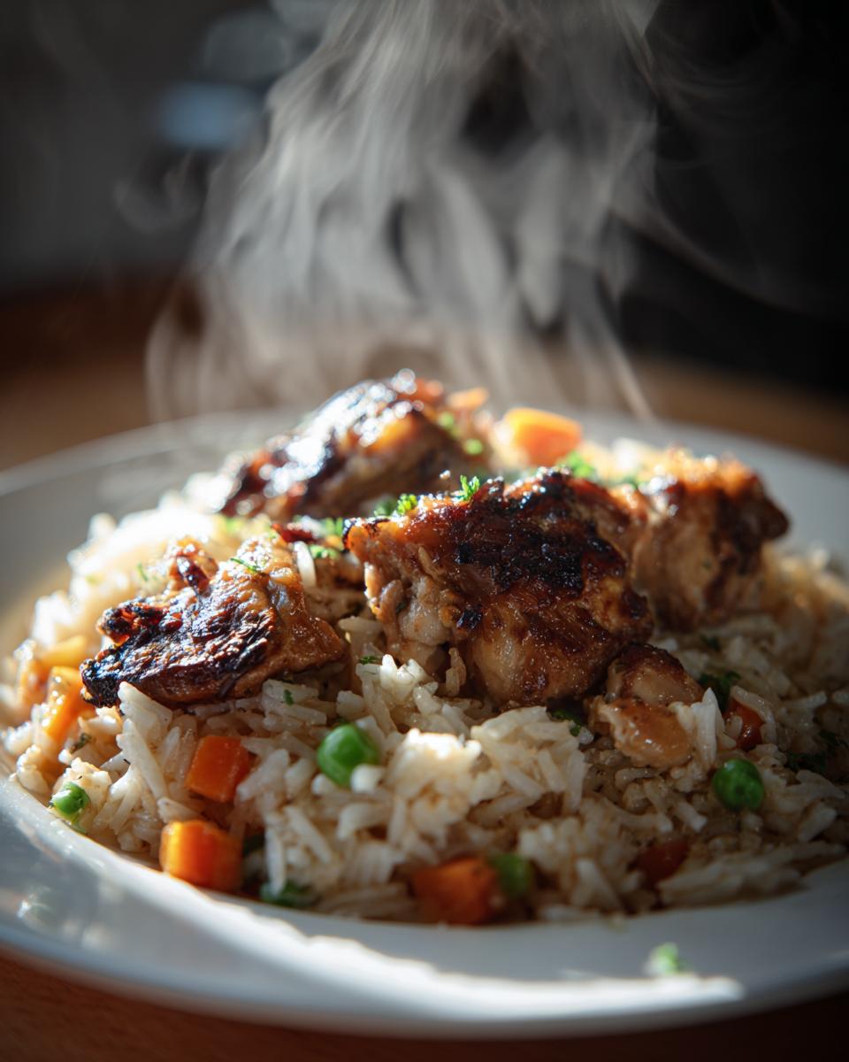 Chicken and Rice Dinner - detail 1