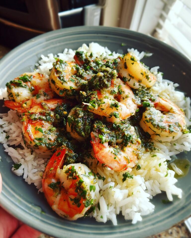 Chimichurri Shrimp with Rice