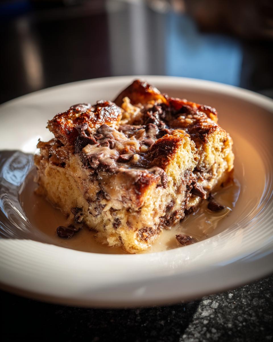 Chocolate Chip Bread Pudding - detail 2