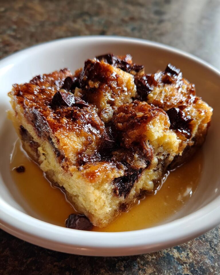 Chocolate Chip Bread Pudding