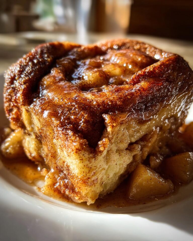 Cinnamon Roll Apple Bake