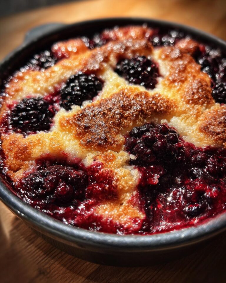 Classic Blackberry Cobbler