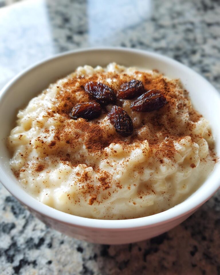 Classic Cinnamon Rice Pudding