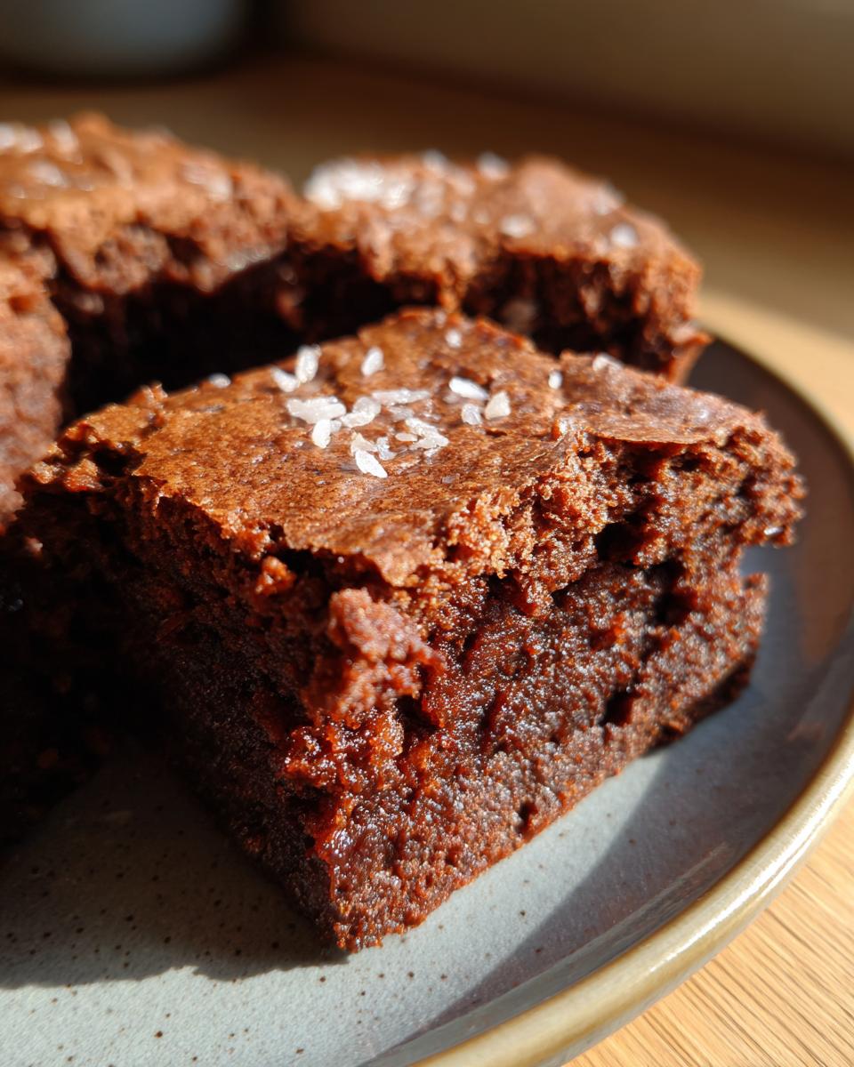 Coconut version Sourdough Discard Brownies - detail 2