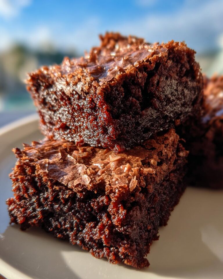 Coconut version Sourdough Discard Brownies