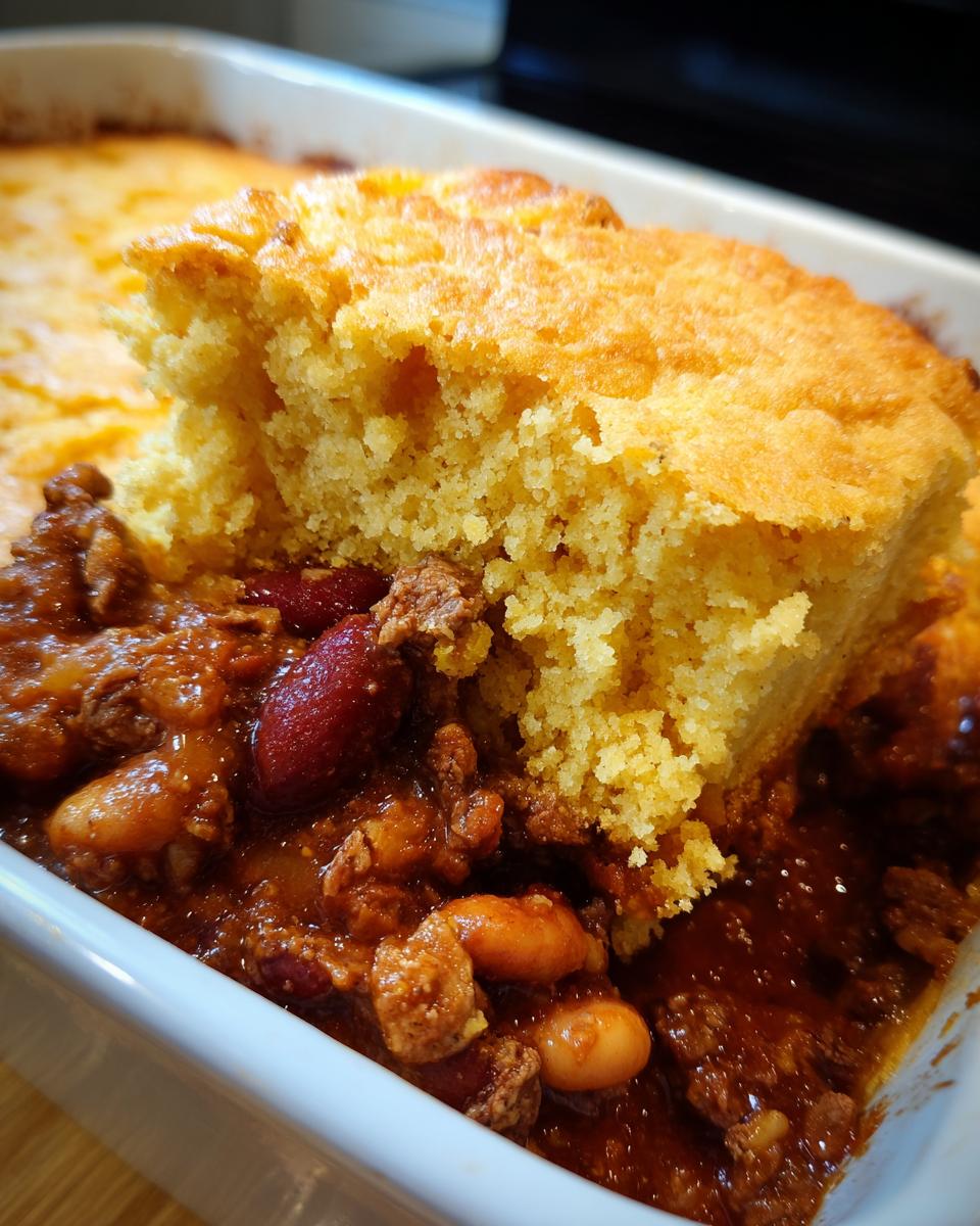 Cornbread Topped Chili Casserole - detail 1