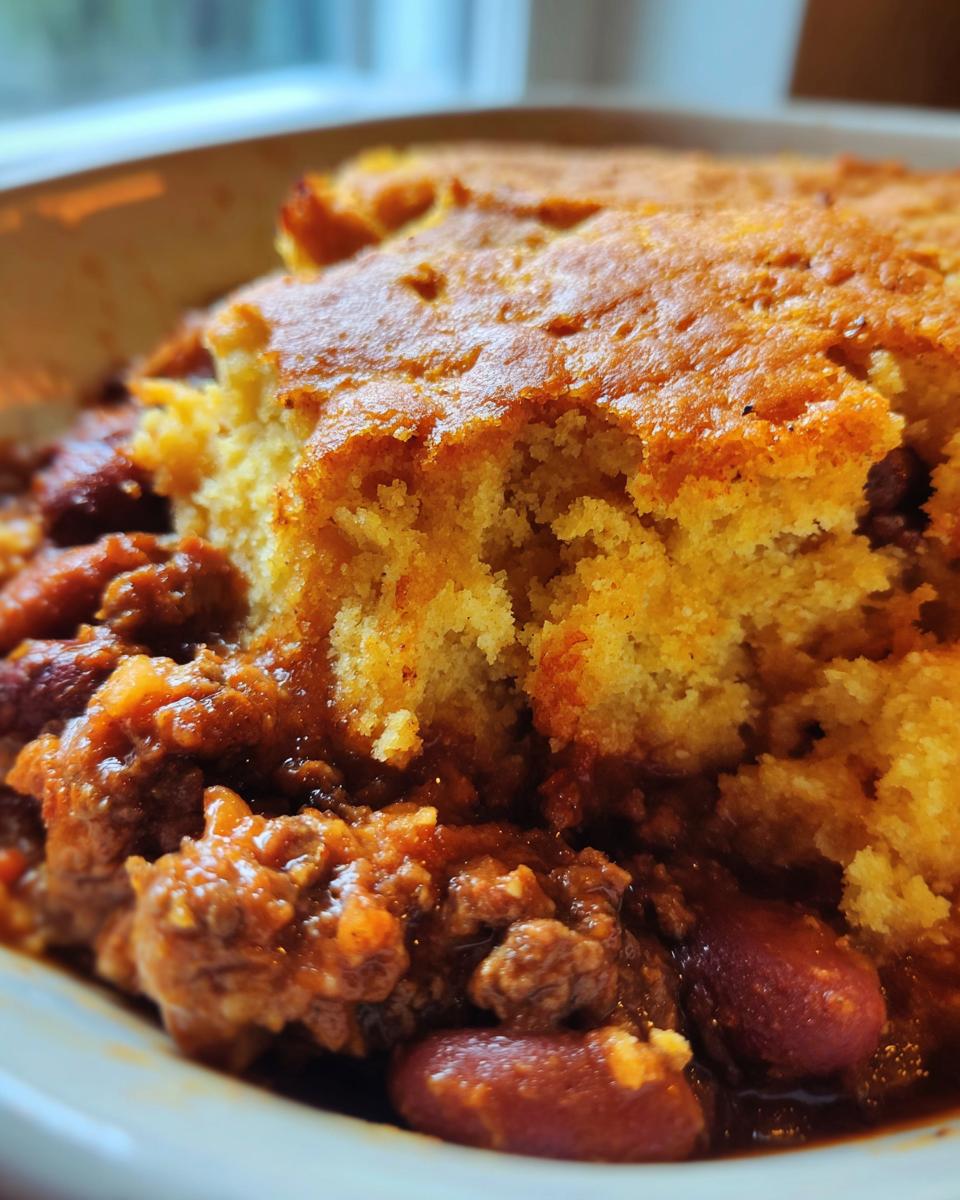 Cornbread Topped Chili Casserole - detail 2