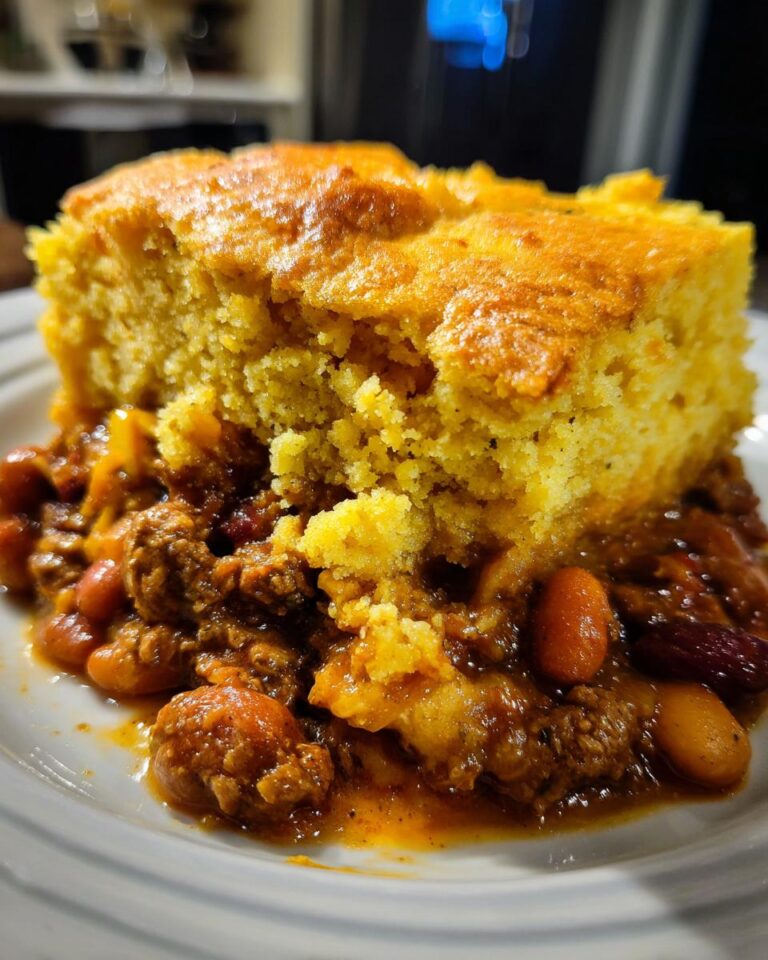 Cornbread Topped Chili Casserole