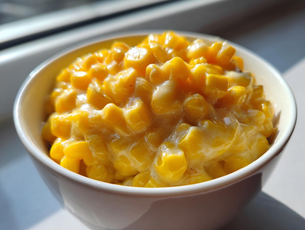 Creamed corn version - detail 2