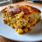 Creamy Chicken Cornbread Bake
