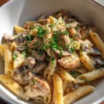 Creamy Chicken Mushroom Pasta