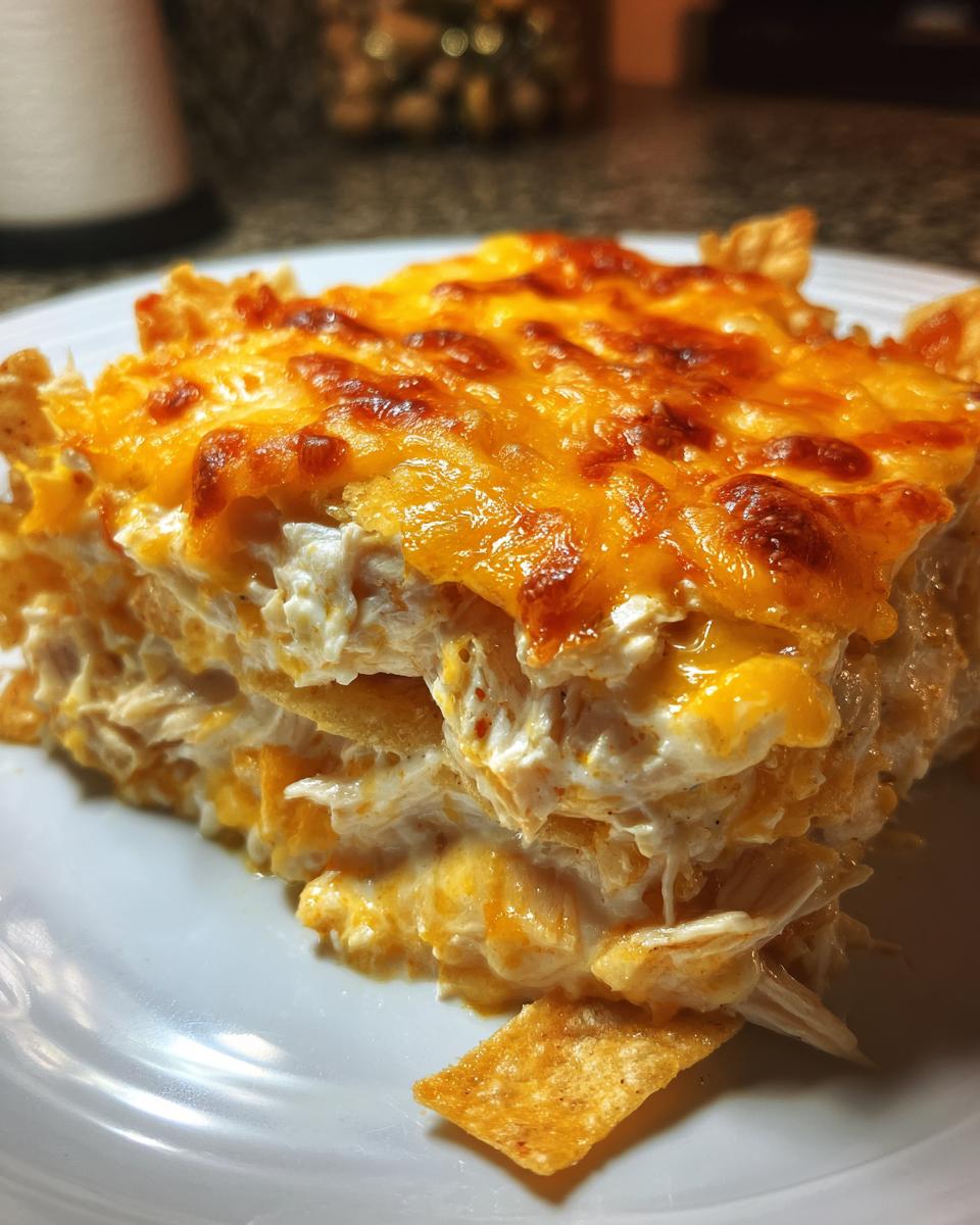 Creamy Chicken Tortilla Casserole - detail 2