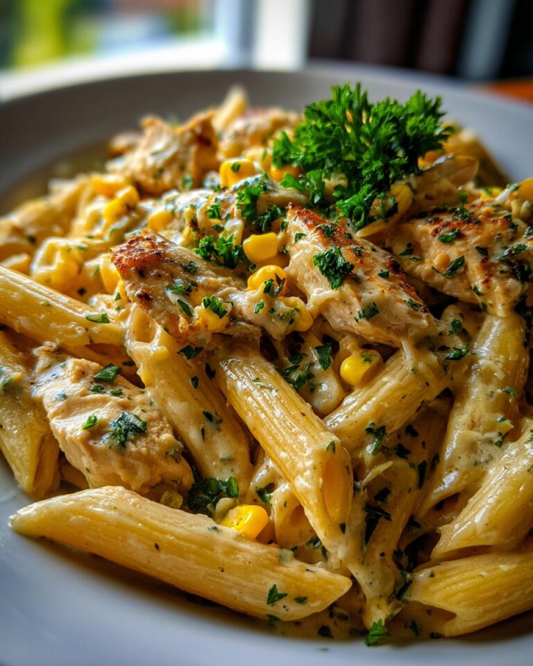 Creamy Chicken and Corn Pasta