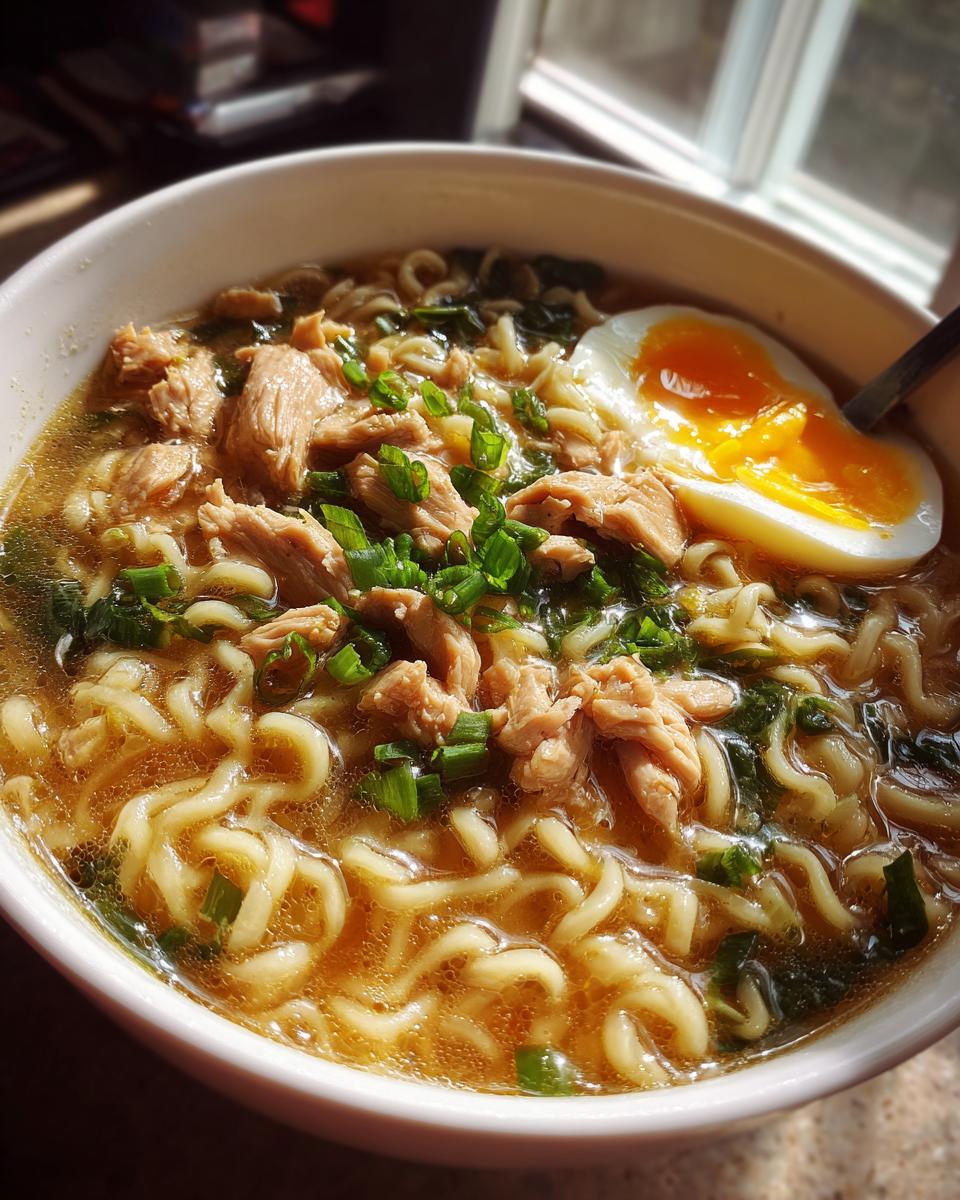 Creamy Garlic Chicken Ramen - detail 1