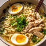 Creamy Garlic Chicken Ramen