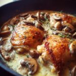 Creamy Mushroom Chicken Thighs
