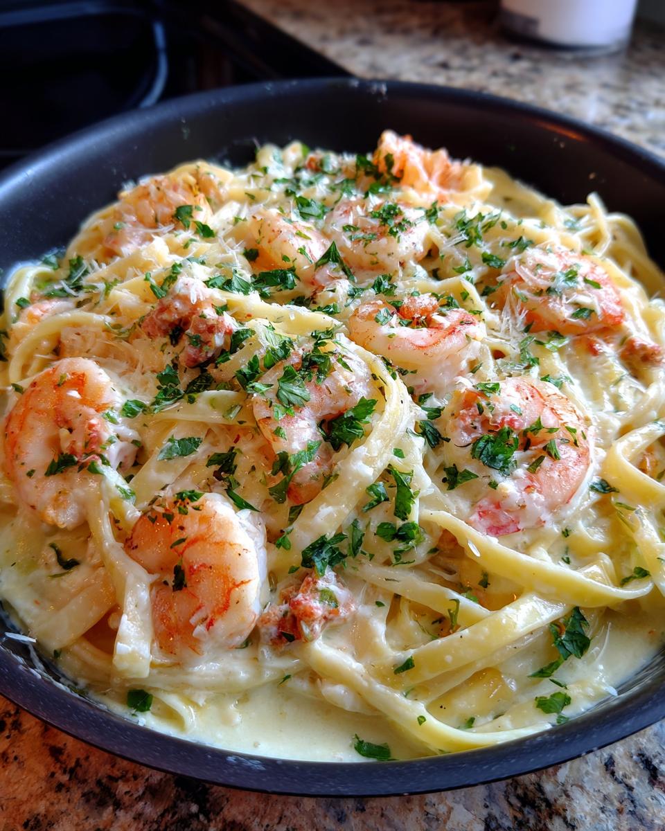 Creamy Shrimp Alfredo Skillet - detail 1