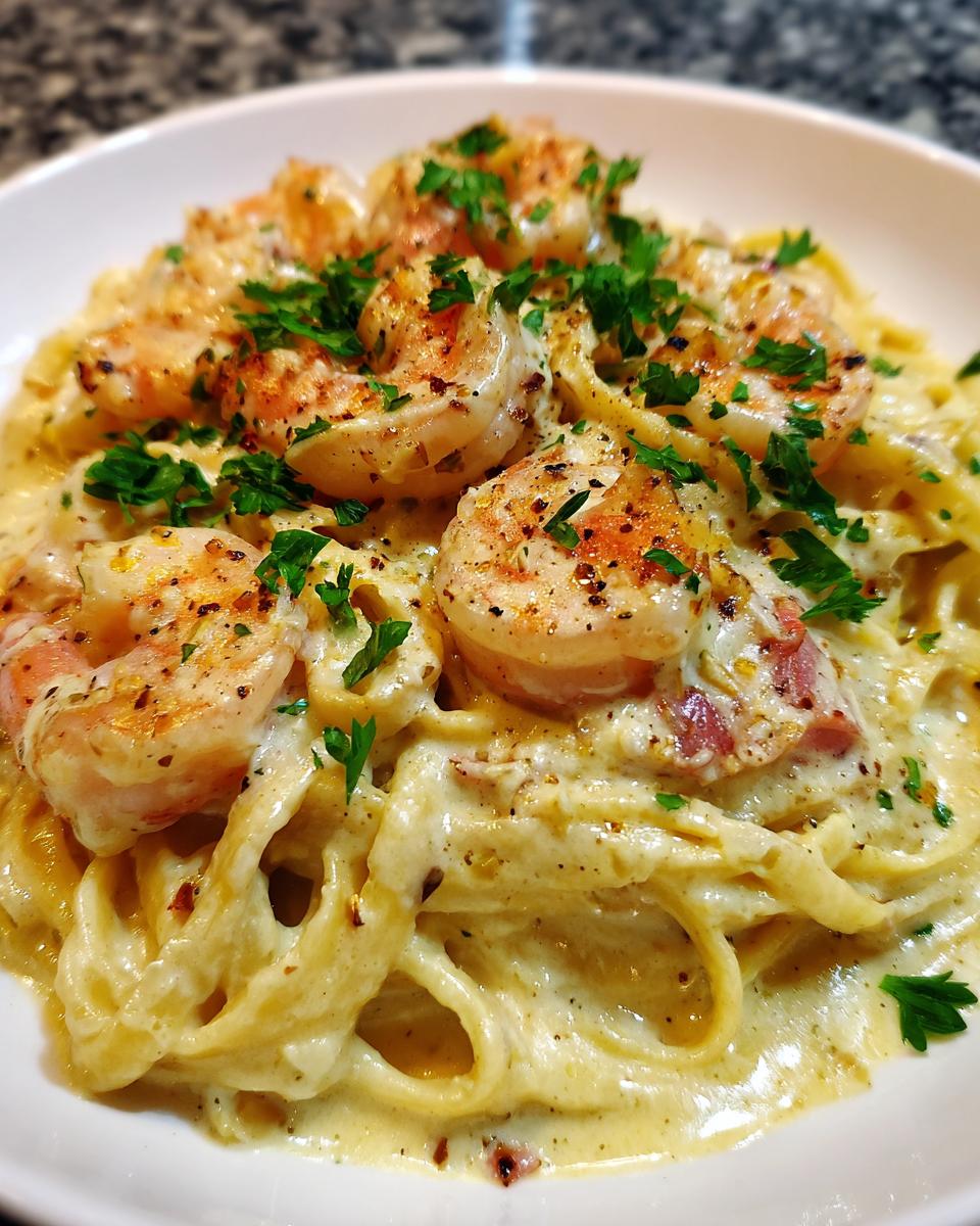 Creamy Shrimp Alfredo Skillet - detail 2