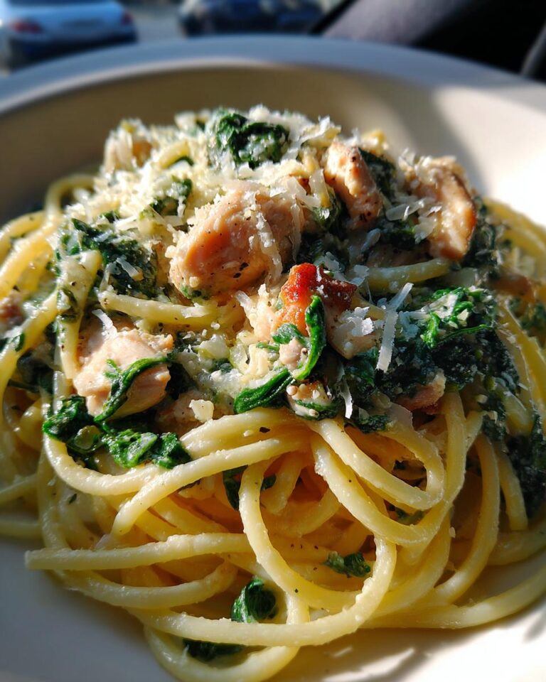Creamy Spinach Chicken Pasta