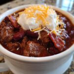 Crockpot Chili with Bacon