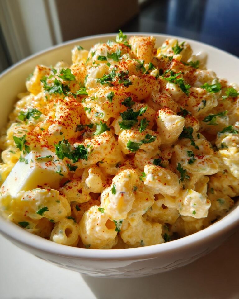 Deviled Egg Macaroni Salad
