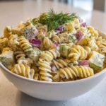 Dill Pickle Pasta Salad With Ranch