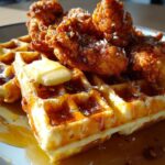 Easy Chicken & Mini Waffles