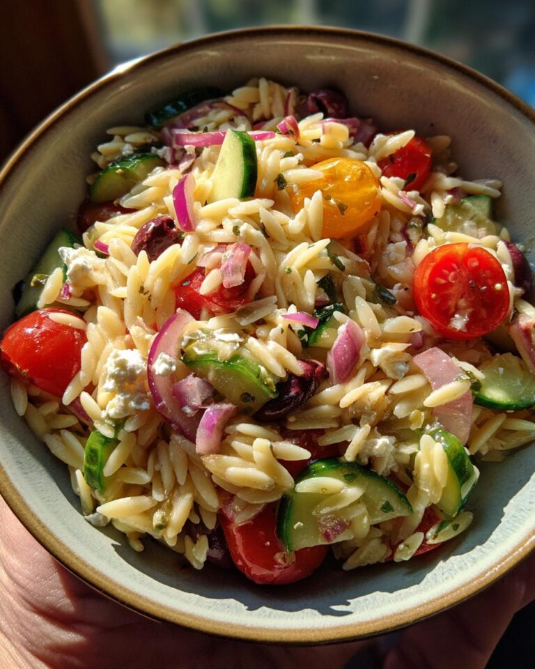 Fresh Summer Orzo Pasta Salad