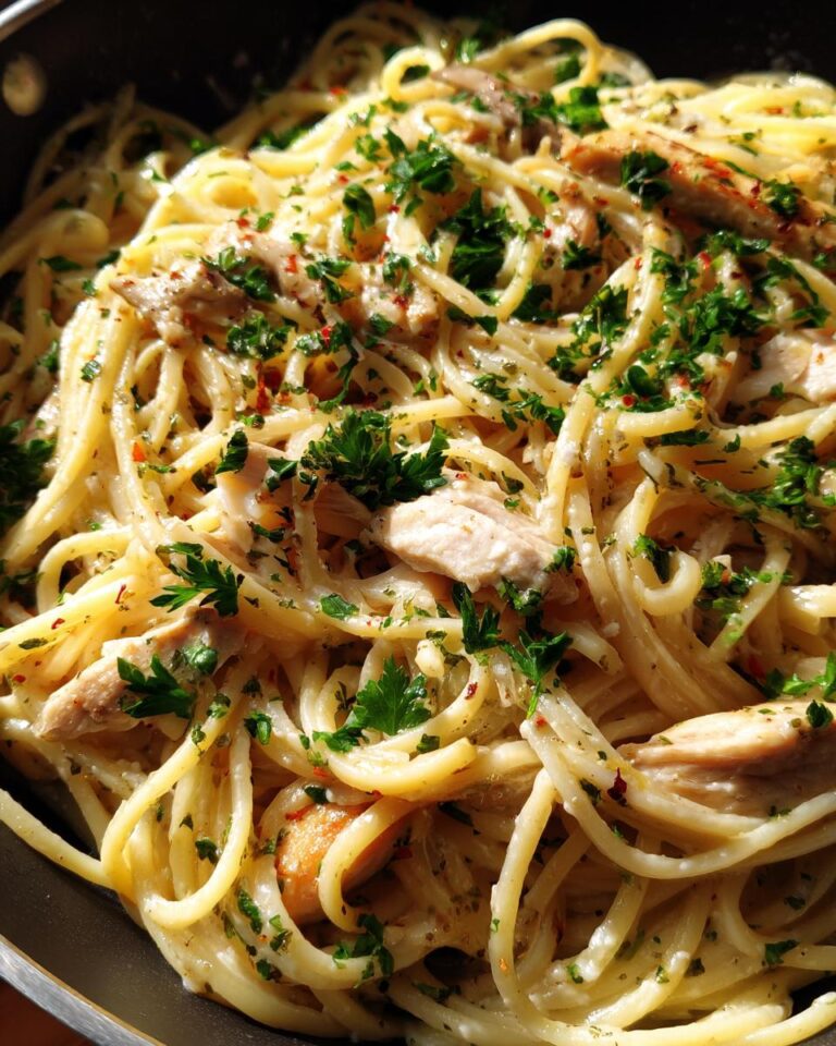 Garlic Butter Chicken Pasta