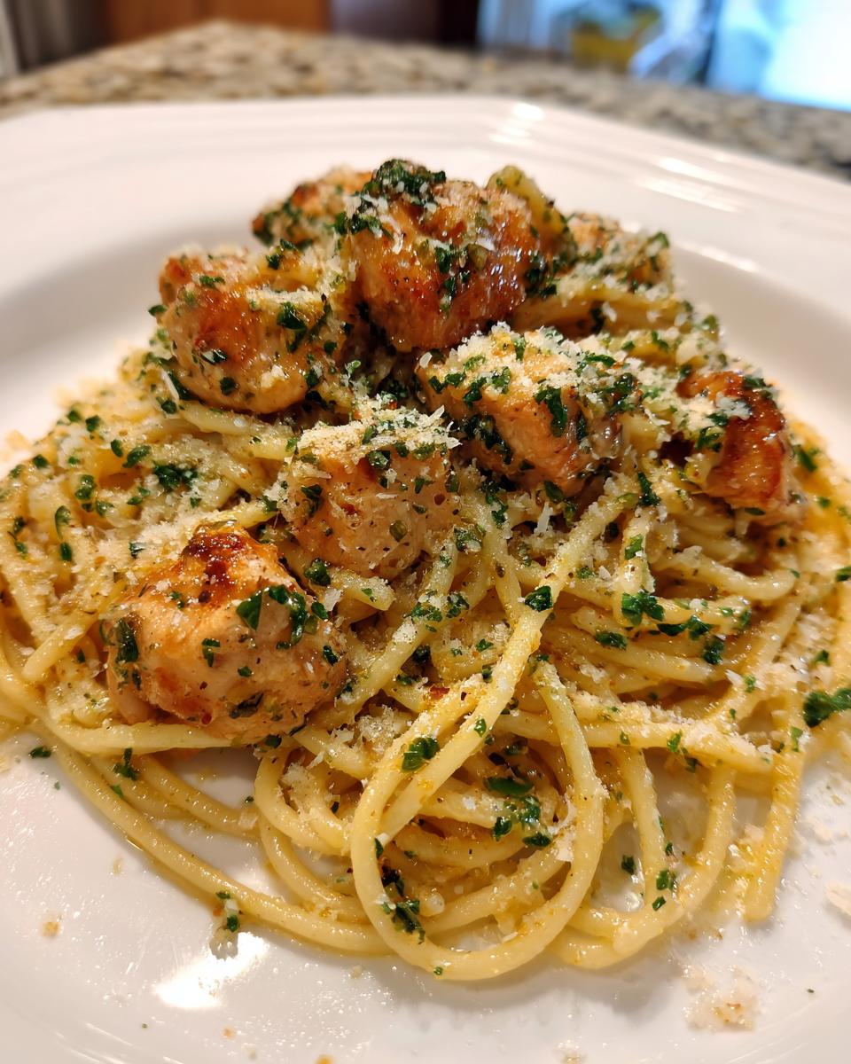 Garlic Butter Chicken Spaghetti - detail 1