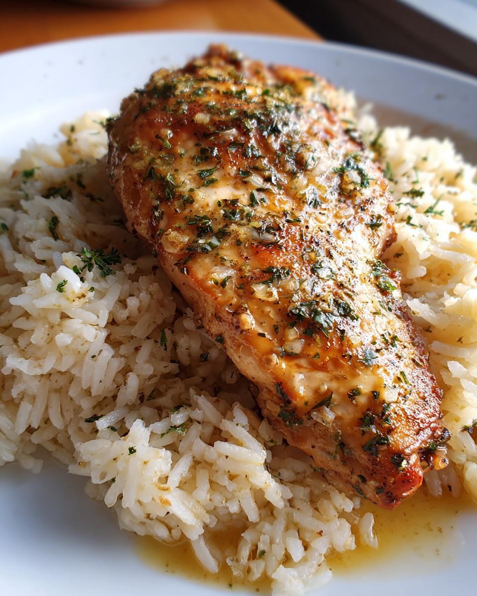 Garlic Butter Chicken and Rice - detail 2