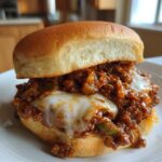 Ground Beef Cheesesteak Sloppy Joes