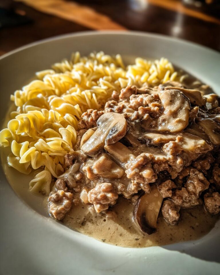 Ground Beef Stroganoff