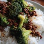 Ground Beef and Broccoli