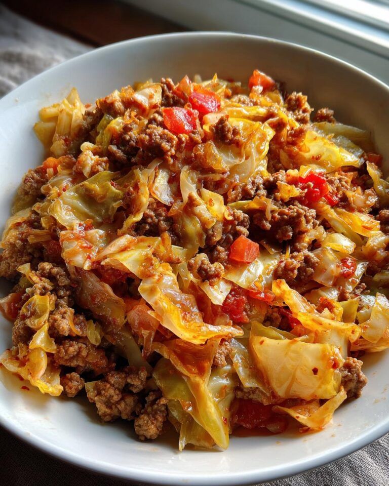 Ground Beef and Cabbage Skillet